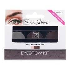 Kit Sobrancelhas Eyebrow Go Brow Rk By Kiss Rbkt01br Cor Black Dark Brown Foto mini 1