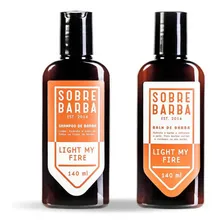 Kit Sobrebarba Shampoo + Balm Para Barba Light My Fire 140ml Foto mini 1