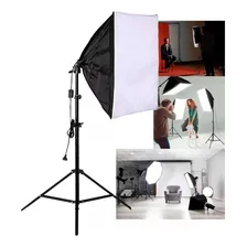Kit Soft Box Estúdio Luz Continua E27 Foto mini 1
