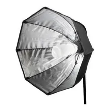 Kit Softbox Octa Fotografia + Tripé Girafa Haste Grid 65cm 127/220v Foto mini  3