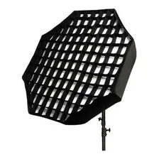 Kit Softbox Octa Fotografia + Tripé Girafa Haste Grid 65cm 127/220v Foto mini  2
