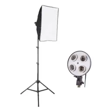 Kit Softbox Profissional Tripé Portátil Led Iluminação Foto Foto  mini 1