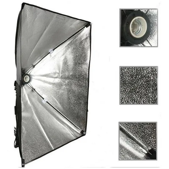 Kit Softbox Profissional Tripé Portátil Led Iluminação Foto 127/220v Foto 1