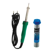 Kit Solda Elétrica 30w Ferro De Solda E Estanho 2 Pcs Foto  mini 1