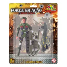 Kit Soldados De Plástico C/ Veículos Força Em Ação Foto mini 3