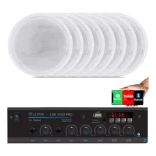 Kit Som Ambiente 4 Canal 500watts + 8 Caixas Para Teto/gesso Foto mini 1