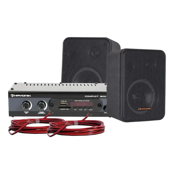 Kit Som Ambiente Ambience Hayonik 2000 Od V2 Preto Foto 1