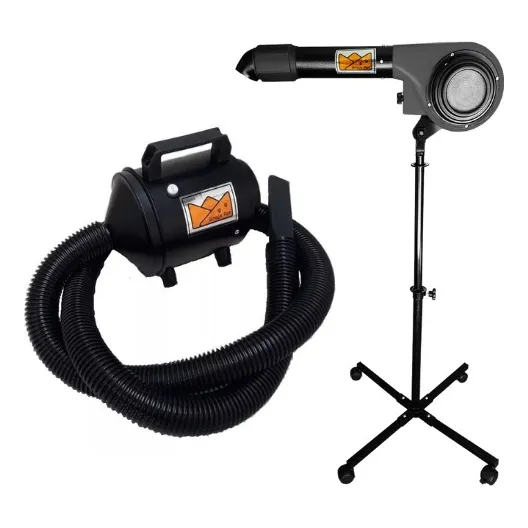 Kit Soprador Secador Max Pet Shop Banho Tosa Profissional Cor Preto 220v Foto 1