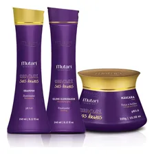 Kit Sos Louros Mutari Shampoo + Máscara + Gloss Finalizador Foto mini 1