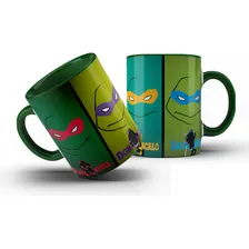 Kit Squeeze + Caneca Verde Tartarugas Ninja Presente Criança Foto mini 3
