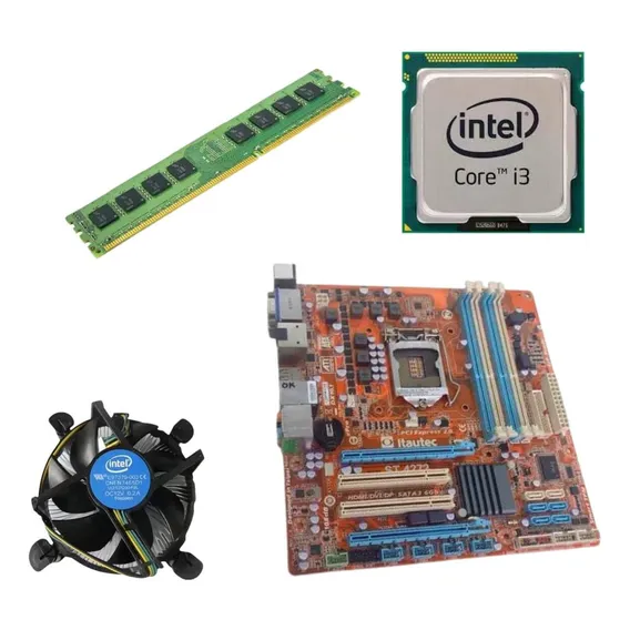 Kit St4272 Itautec 1155 I3 2º Geração + 4gb Ddr3 Foto 1