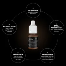 Kit Start Pigmentos Micropigmentação Microblading Lovbeauty 4 Cores 5ml Foto mini  3