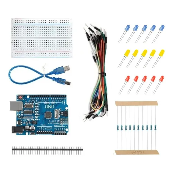 Kit Starter Com Uno Ch340 (compativel Com Arduino) Foto 1
