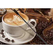 Kit Stencil Barista 16 Moldes Para Decorar Café Bolo Sobreme Cor Branco Diversos Foto mini 3