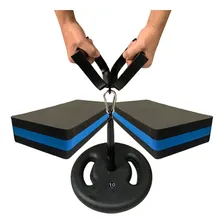 Kit Step Treino Gluteo Musculação E Suporte Agachamento Sumô Cor Preto Foto mini 1