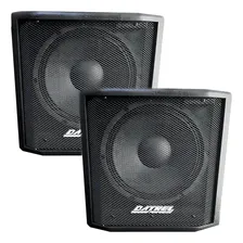 Kit Sub Grave Woofer Ativo + Passivo 600 Watts Profissional Foto mini 2