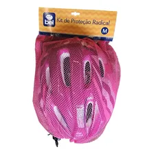 Kit Super Radical De Proteção Infantil Completo 3 Cor Tam. M Cor Rosa Foto mini  2