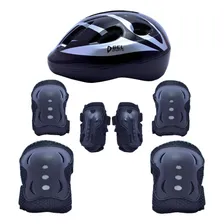 Kit Super Radical Proteção Infantil Completo 3 Cores Tam. M Cor Preto Foto mini 1