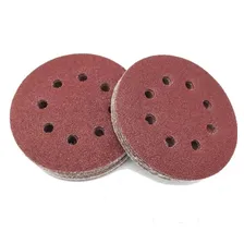 Kit Suporte Boina Velcro Lixadeira Orbital 100 Lixas Sortida Foto mini 3