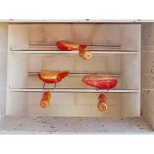 Kit Suporte Churrasqueira Tubo Inox 304 De 80cm Foto mini 3