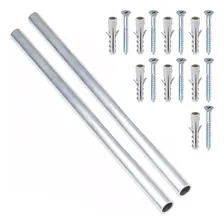 Kit Suporte Churrasqueira Tubo Inox 304 De 80cm Foto mini 1