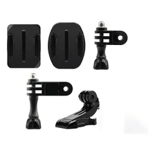 Kit Suporte Gopro 3 Articulações Para Capacete Adesivos 3m Foto mini 1