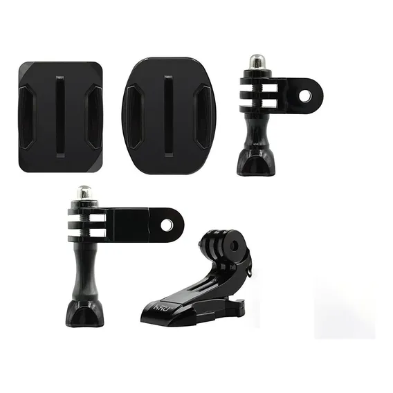 Kit Suporte Gopro 3 Articulações Para Capacete Adesivos 3m Foto 1