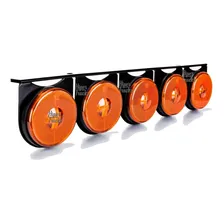 Kit Suporte Lanterna Maria Caminhão Carreta Led Ambar 5 Foto mini 3