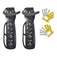 Kit Suporte Parede Bicicleta Bike Ciclismo Com Apoio Gancho Cor Preto Foto mini 1