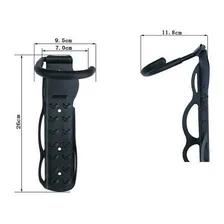 Kit Suporte Parede Bicicleta Bike Ciclismo Com Apoio Gancho Cor Preto Foto mini 2