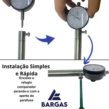 Kit Suporte Rel贸gio Comparador Rosca M10 M12 M14 Pms Bargas Foto mini 2