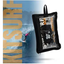 Kit Surf Parafina Água Quente - Soul Fins - Kit Surf Verão 2 Parafina + Raspador + Chavinha de Quilha + Estojo + Chaveiro Quilha Foto mini 4
