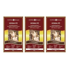 Kit Surya Brasil Henna P贸 Castanho - 03 Unidades Foto mini 1