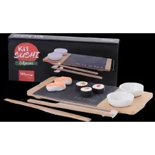 Kit Sushi 8 Peças Para Tabua, Hashi Porta Molho - Wincy Foto mini 2