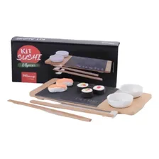 Kit Sushi 8 Peças Para Tabua, Hashi Porta Molho - Wincy Foto mini 1