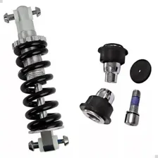Kit Suspensão Traseira Bike Mola + Bucha Articulada Quadro Foto  mini 1