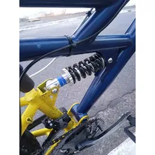 Kit Suspensão Traseira Bike Mola + Bucha Articulada Quadro Foto mini  3