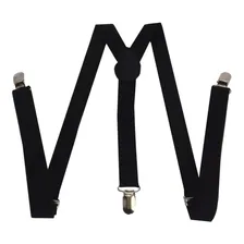Kit Suspens贸rio + Gravata Borboleta Adulto Unissex Cor Preto Foto mini 4