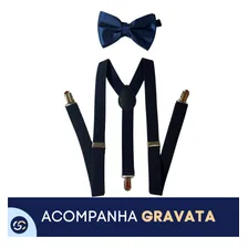 Kit Suspensorio Masculino E Gravata Borboleta Camisa Social Casamento Noivo Padrinhos Adulto Ajustavel Elastico Suspensório Feminino Preto Bege Terracota Verde Marsala Verde Oliva Vermelho Lilas Foto mini 4