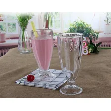 Kit Taça Copo Alto Para Milk Shake Ou Suco Lanchonete 6 Un Cor Transparente Foto mini  3