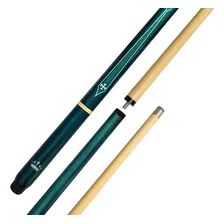 Kit Taco Sinuca / Bilhar Profissional + Acess贸rios Cor Verde Peso 470 G Foto mini 3