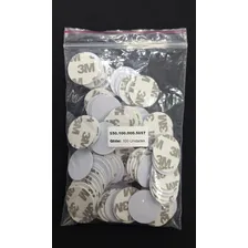 Kit Tag Rfid Proximidade 125khz Adesiva Moeda 25mm - 25 Pçs Foto mini  2
