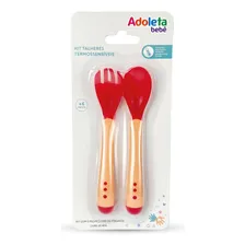 Kit Talheres Termossensiveis Rosa Foto mini 1