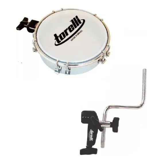 Kit Tamborim C/ Clamp Tt 409 + Suporte Ta 411 Foto 1