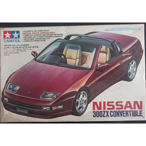 Kit Tamiya Nissan 300zx Conversível Modelo Montar Japão Raro Foto 1