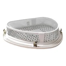 Kit Tampa Filtro Fiapos Secadora Brastemp Ative 326043145 Foto  mini 1
