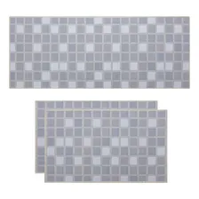 Kit Tapete Passadeira 3pç Antiderrapante Cozinha Quarto Gdar Foto mini 1