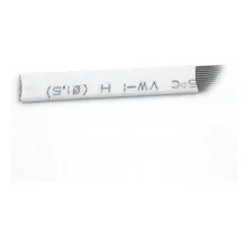 Kit Tebori 15 Lâminas Flex + Régua + 1 Lápis Dermatográfico Foto mini  2