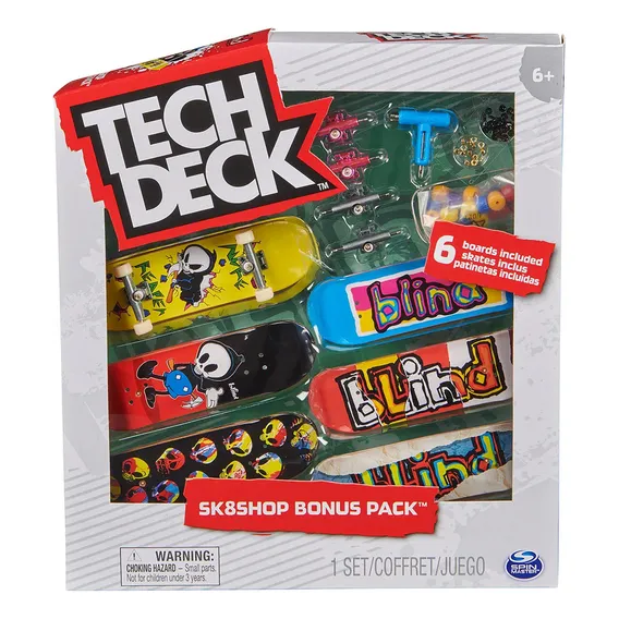 Kit Tech Deck Blind Com 6 Skates E Acess贸rios 2892 Sunny Foto 1