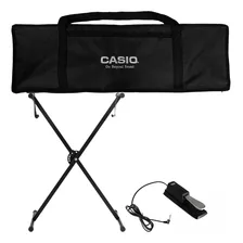Kit Teclado Casio Ctk-3500 Arranjador Musical 61 teclas com Sensibilidade Completo Foto mini  2